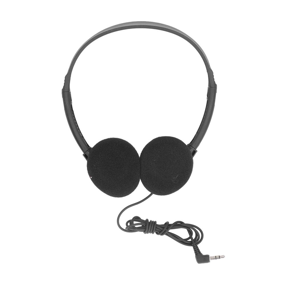 Classroom Headphones On Ear Wired Stereo Headset with 3.5mm Jack for Kids Adults School Library Airp