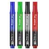 3-100 Pcs/Set Permanent Marker Pen Fine Point Waterproof Ink Thin Nib Crude Nib Black Blue Red Ink 2-3mm Fine Color Marker Pens