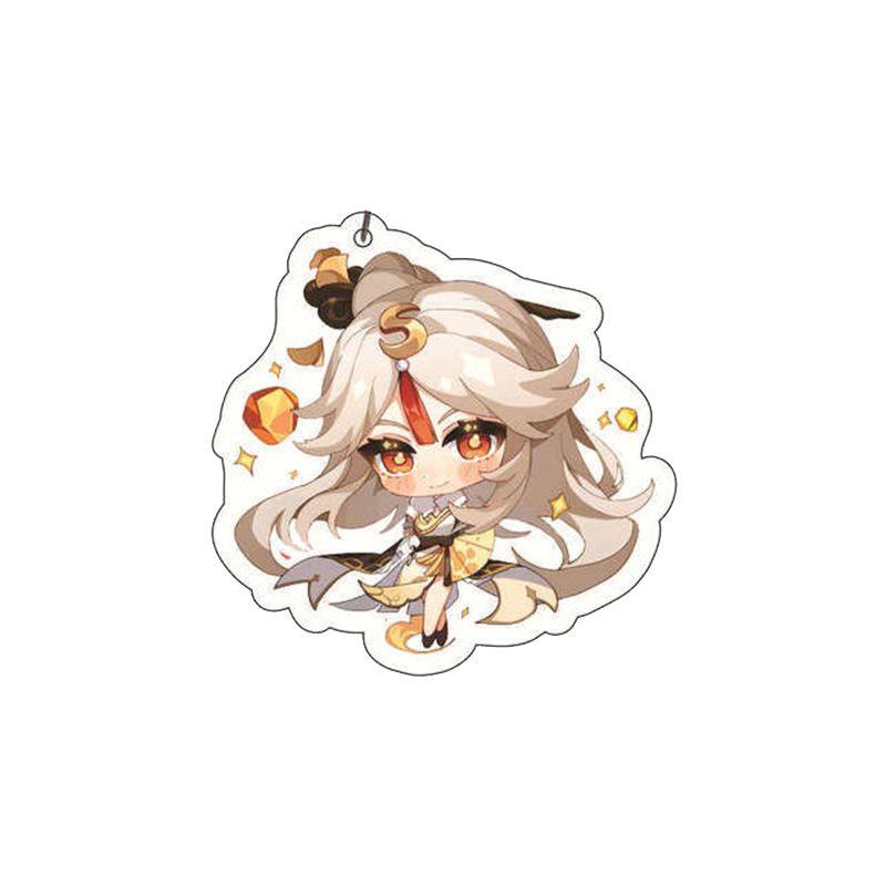 Original Genshin Impact Game Character Cover Acrylic Cute Keychain Charm For Fans