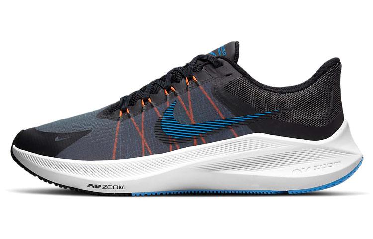 

Nike Zoom Winflo 8 Running Shoes Men s Low Top Black/Gray/Blue CW3419-007 43