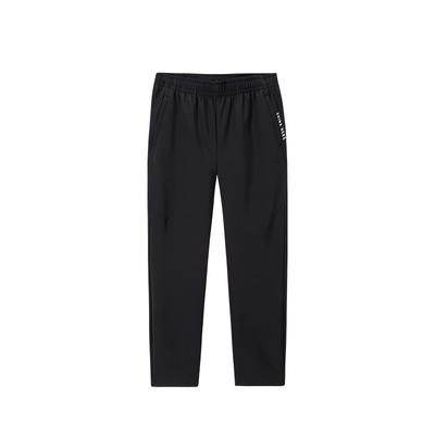 Comfortable Breathable Versatile Fleece Lined Sports Long Pants Men Bottoms Basic-Black 152517509-1
