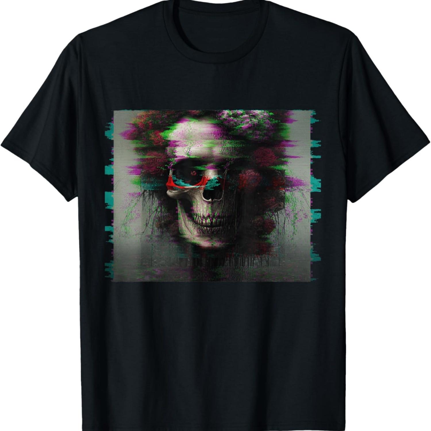 

Goth Aesthetic Grunge Occult Emo Satanic Waporvave Skull T-Shirt XXXXXL чорний