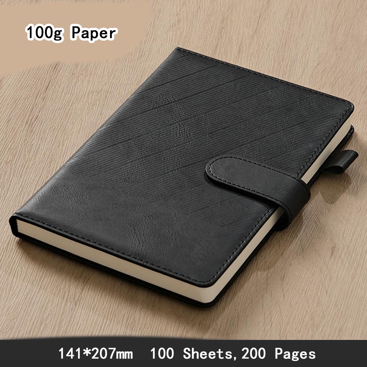 

Блокнот для студента формата А5 из толстой кожи, блокнот для офиса с застежкой, книга для записи деловых встреч, журнал для записи путешествий, дневник A5