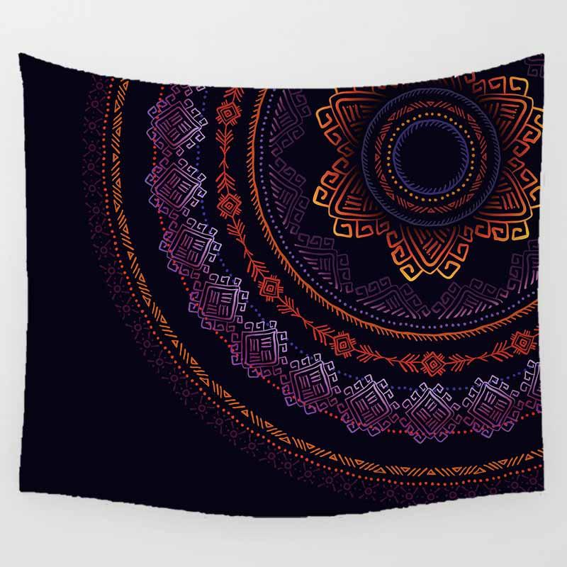 Fashion Hot Sale Mandala Tapestry Large HD Printing   Wall Hanging  Home Decor