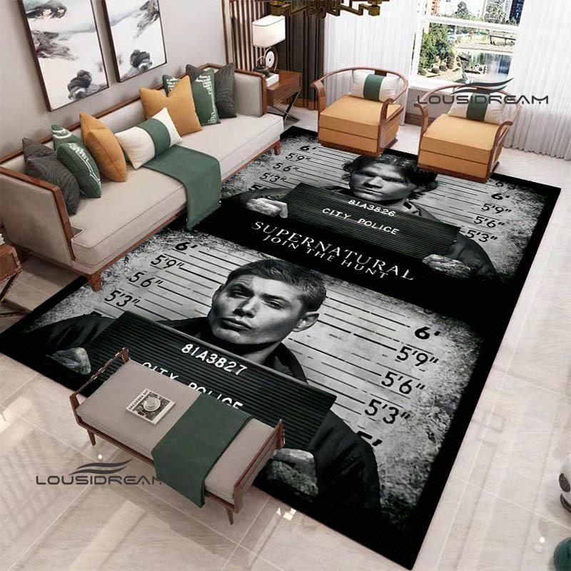 Supernatural Join the Hunt printed carpet Non-slip carpet outdoor carpets area rug bedroom decor rug for bedroom birthday gift