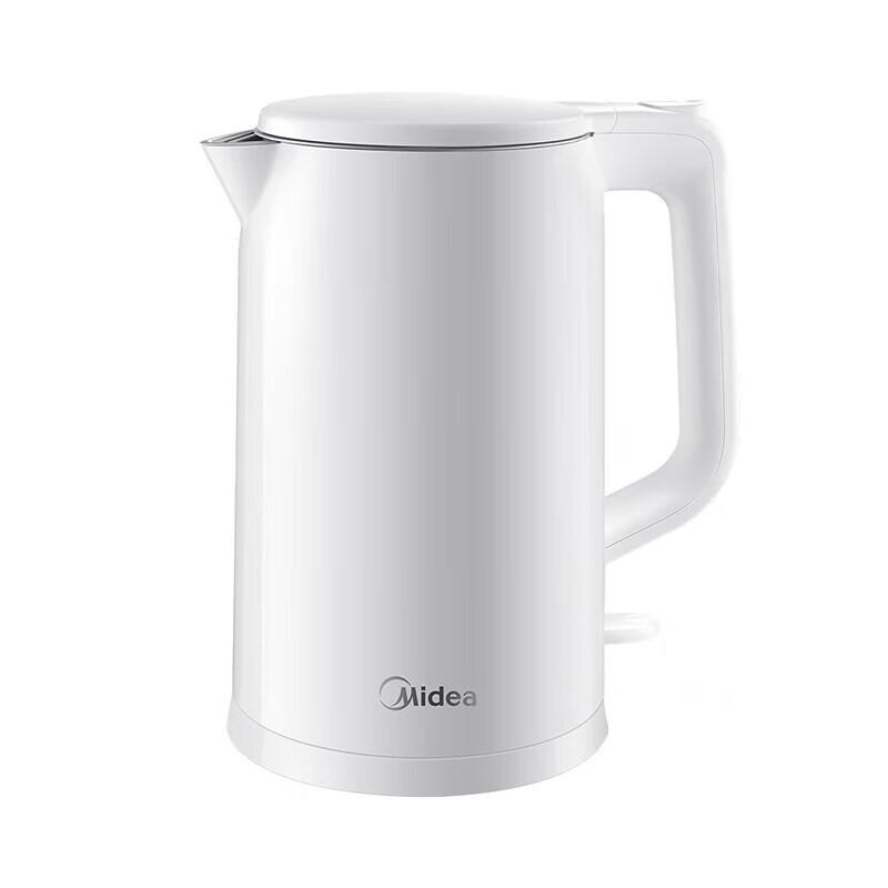Midea 1.7L Double-Layer Anti-Scald Electric Kettle CN plug (adapter included)