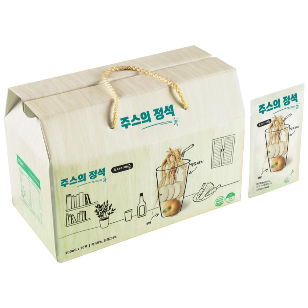 Juice Standard Balloon Flower & Pear Juice, Balloon flower root steeped in pear juice without added water, 1 box (100ml)