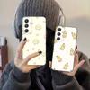 Cute Cartoons Phone Case For Samsung S 25,24,21,22,23,30,20,Ultra,Plus,Fe,Lite,Note,10,9,5G Black Soft