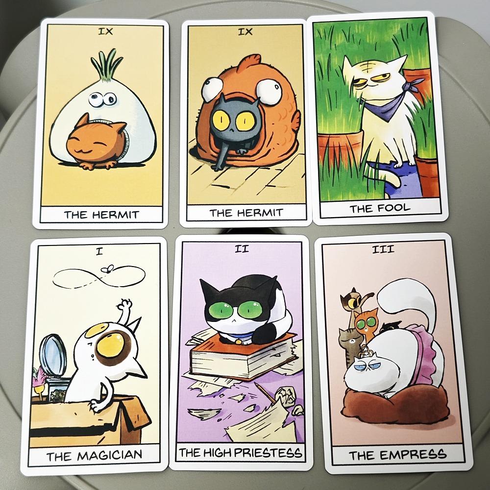 Catomancy Tarot Soft Cat Paws A Complete 78 Tarot Deck From Your Personal CATOMANCER 10.3*6cm