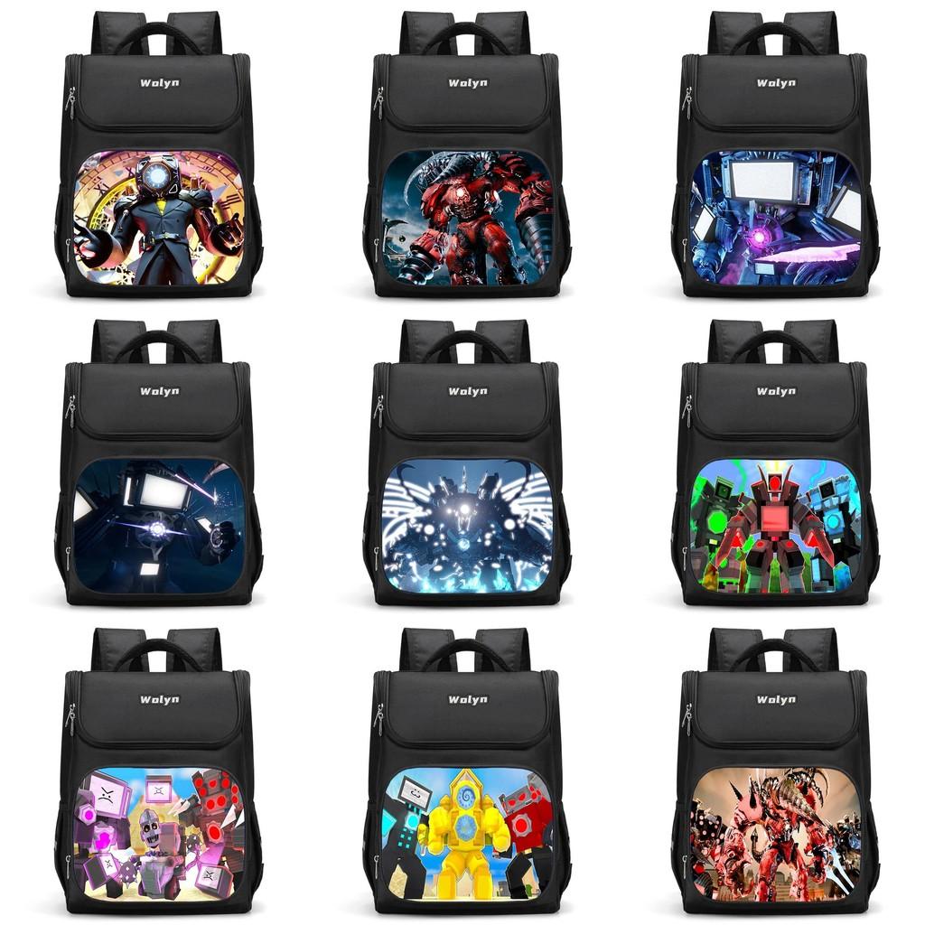 Spacious Oxford Cloth School Backpack 2024 Trendy Design For Kids And Preschoolers