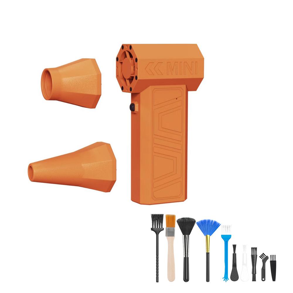

200000RPM Air Blower Handheld Brushless Motor Turbo Jet Fan High Speed Car Vacuum Cleaner with 2 Magnetic Nozzles Air Duster