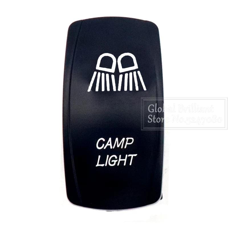 For Car Truck Marine 12V/20A 24V/10A Boat Rocker Switch Toggle 5Pin SPST / 7Pin DPDT ON-Off Switch with LED Light