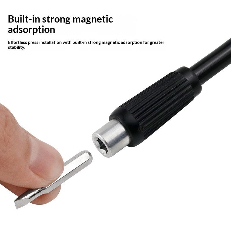 Electric Drill Flexible Shaft Extension Non-slip Handle Screwdriver Bit Holder for Home Renovation Narrow Gap Installation