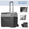 Car Refrigerator, Portable 12/24V 50 Litre Compressor Fridge Freezer, Electric Cooler Box for Camping, Travel, Picnic, Down to -20 degrees C