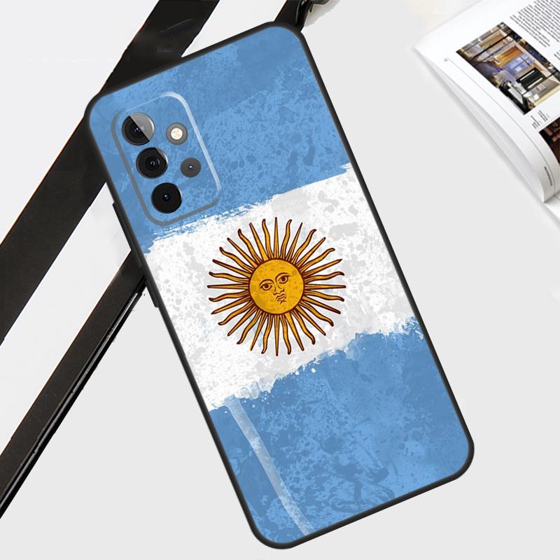 Argentina Flag Case For Samsung Galaxy A06 A56 A36 A26 A16 A54 A34 A14 A12 A22 A32 A52 A13 A53 A15 A35 A55