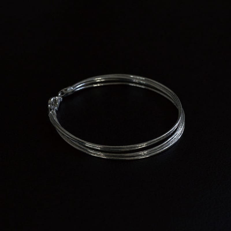 Youngglow Silver925 Layerd 5 Line Bracelet