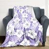 1pc Hawaiian-floral-pattern Blanket Warm, Cozy, And Soft, Suitable for Sofas, Beds, Cars, And Office Use.Perfect for Camping And Travel, Making It a G
