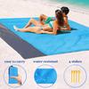 2x2.1m Waterproof Pocket Beach Blanket Folding Camping Mat Mattress Portable Lightweight Mat Outdoor Picnic Mat Sand Beach Mat