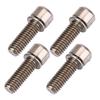 4Pcs M6x18mm Bike Disc Brake Clamp Bolt Fixed Screw with Gasket