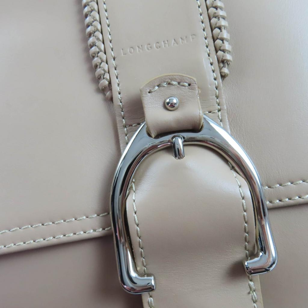 Excellent Longchamp Shoulder Bag Amazone Chain 2WAY handbag Brown leather Women Used