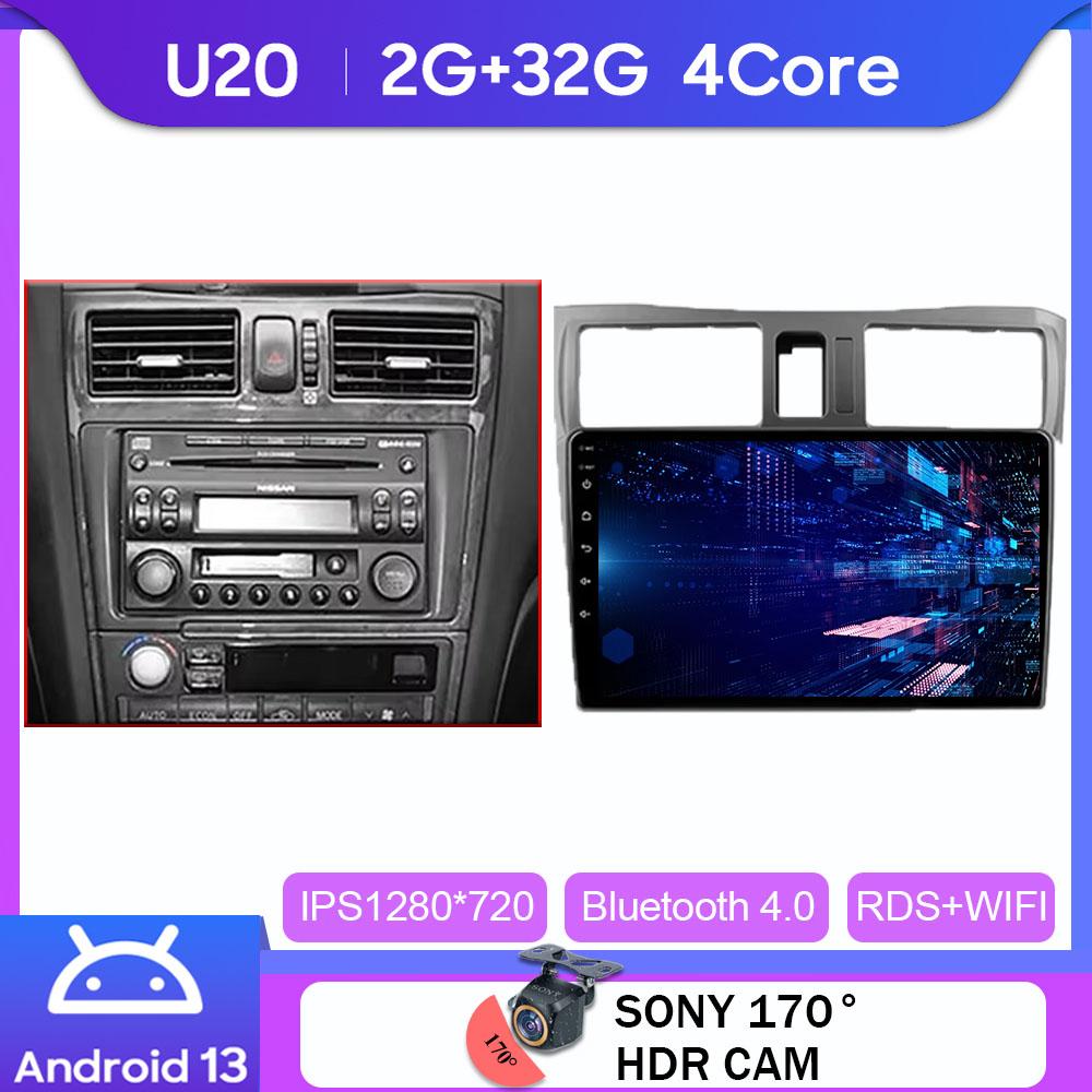 

Android 14 Carplay Auto для Nissan Cefiro A33 1998 1999 - 2003 Автомобильный радиоприемник с навигацией, GPS-плеером, 2 Din-видео, DSP-стереосистемой