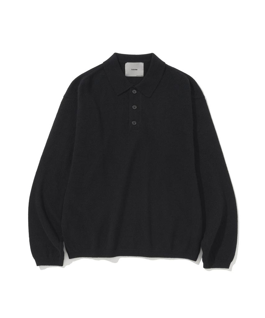 SIIIIDO Front Ct Line Collar Knit #3