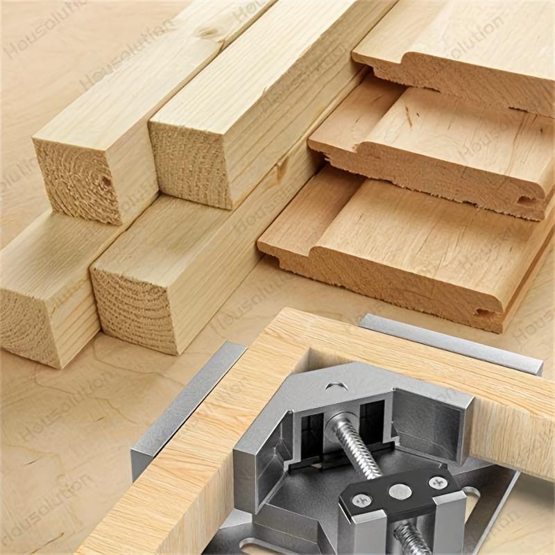 1pc 90 Degree Right Angle Clip Clamp Picture Frame Corner Clamp Right Angle Welding Woodworking Clamping Tool Aluminum Corner Clamp