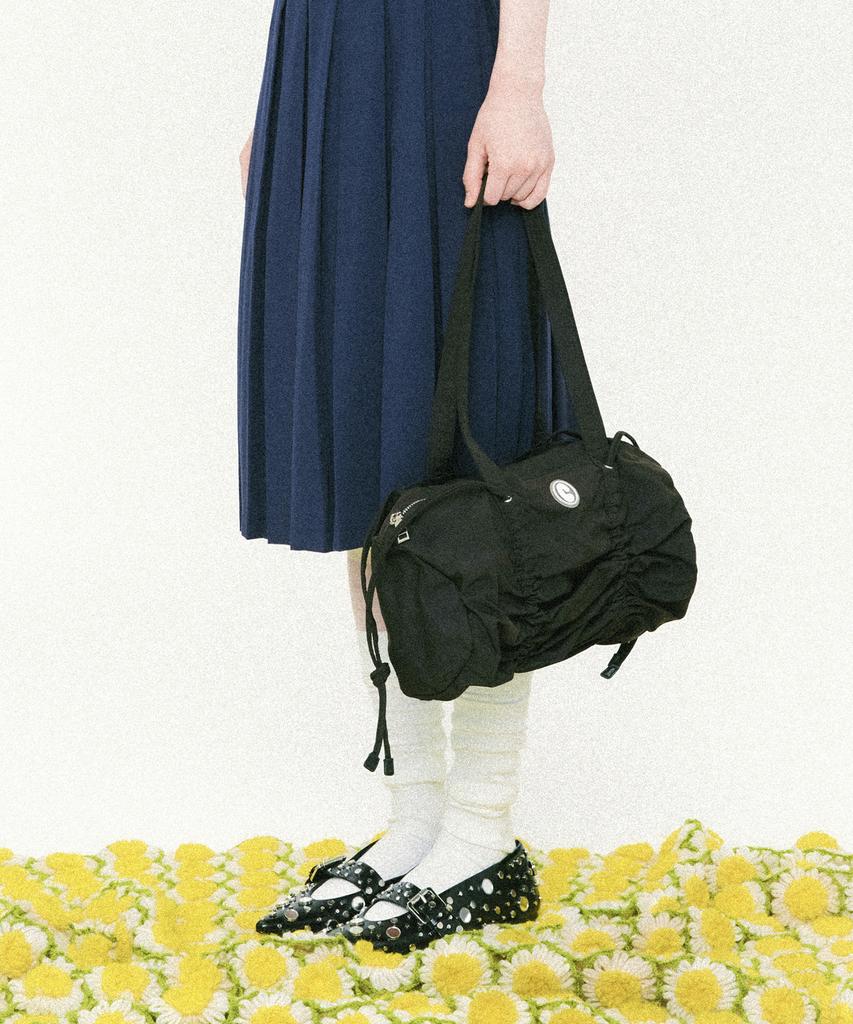 Ccorie Hammer String Shoulder Bag Black