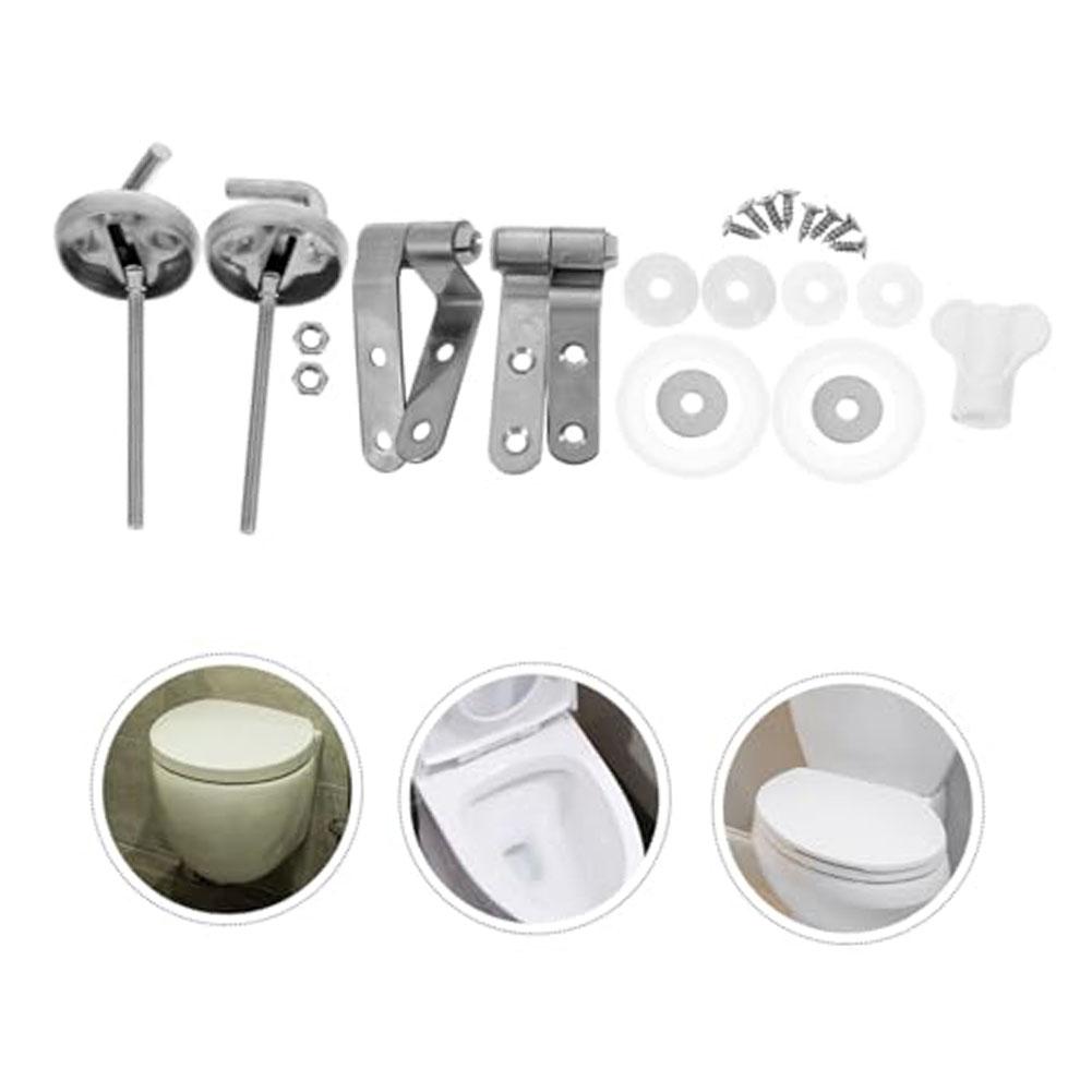 Easy Install Toilet Seat Kit Functional Bathroom Upgrade Easy Installation Kit Hotel Bathroom Accessories Enhanced Stability