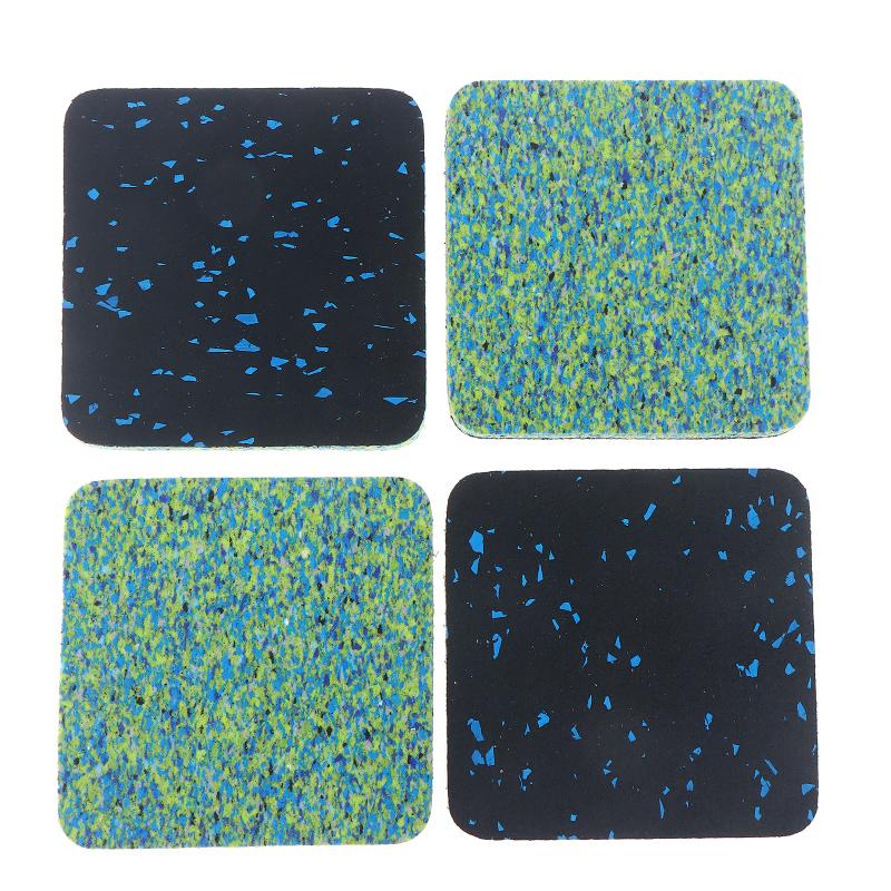 4Pcs Treadmill Mat Pads Exercise Equipment ,Sound Insulation Shock Absorbing Mat, Floor Protection For Treadmill Washer