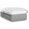VidaXL Bed Frames Without Mattress Light Grey 120x190 Cm Fabric 3284715