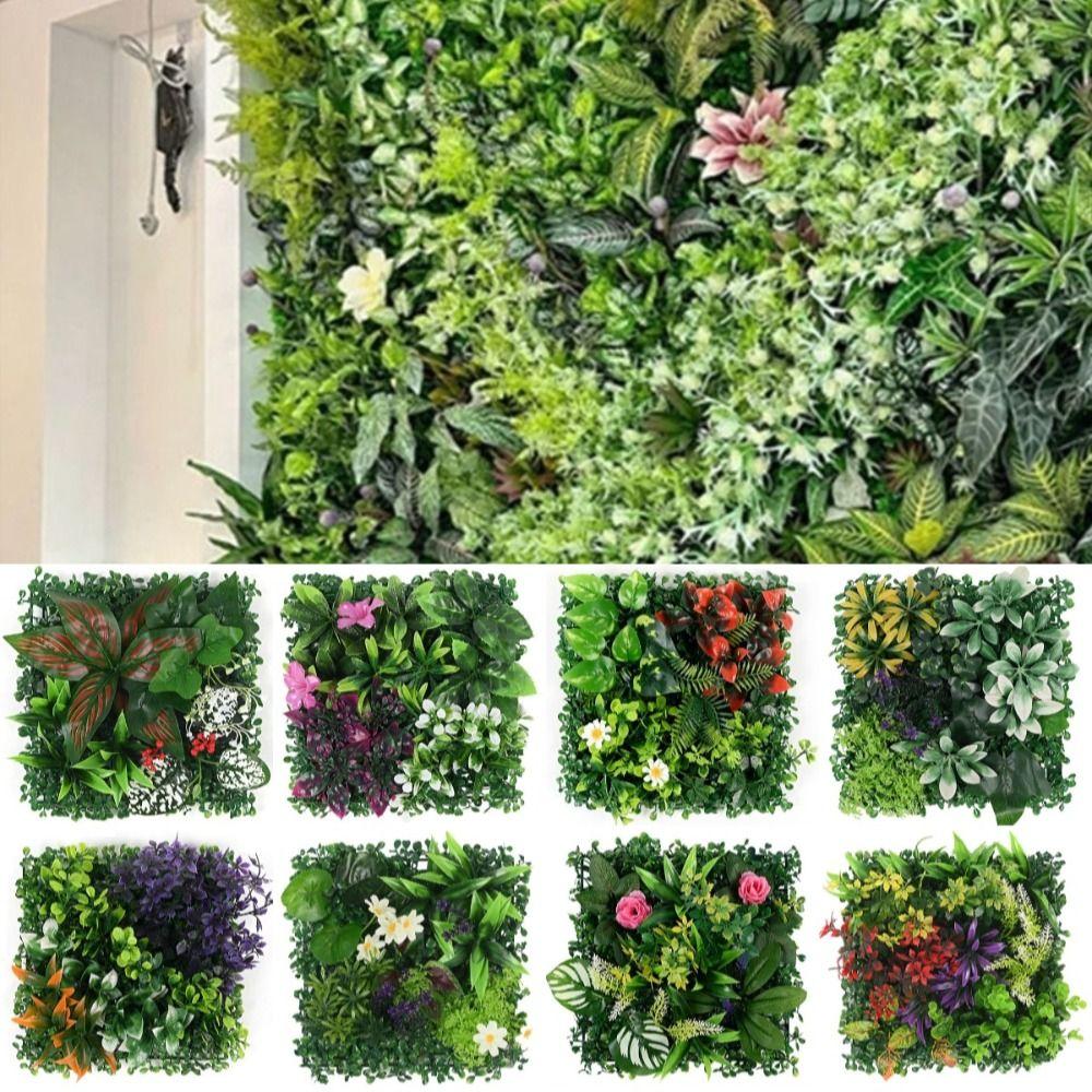 DIY Artificial Eucalyptus Carpet Eternal Life Simulation Maple Plant Sheet Wedding