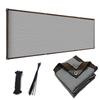 JIANLEI Balcony Privacy Screen, Gray, 1M*10M, Privacy Protection, Sunshade, Thickened High-Density Polyethylene, Breathable, Balcony, Garden Privacy S