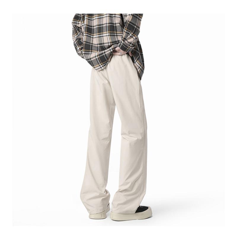 Lamb Velvet Pants for Boys In Winter New Style Plus Velvet Thickened Men's Casual Cotton Pants Plus Velvet