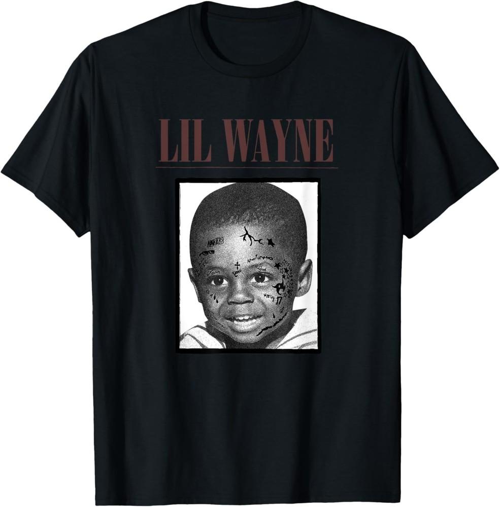 Футболка с татуировкой детской фотографии Lil Wayne S