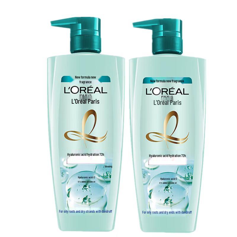 L'Oreal Hyaluronic Acid Hydrating Anti-Dandruff Shampoo Twin Pack