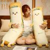 110/130cm Long Plush Bread Pillow Cute Simulation Toast Soft Texture Doll Pillow Cushion Home Decoration Toysets Birthday Present Perfect Gift