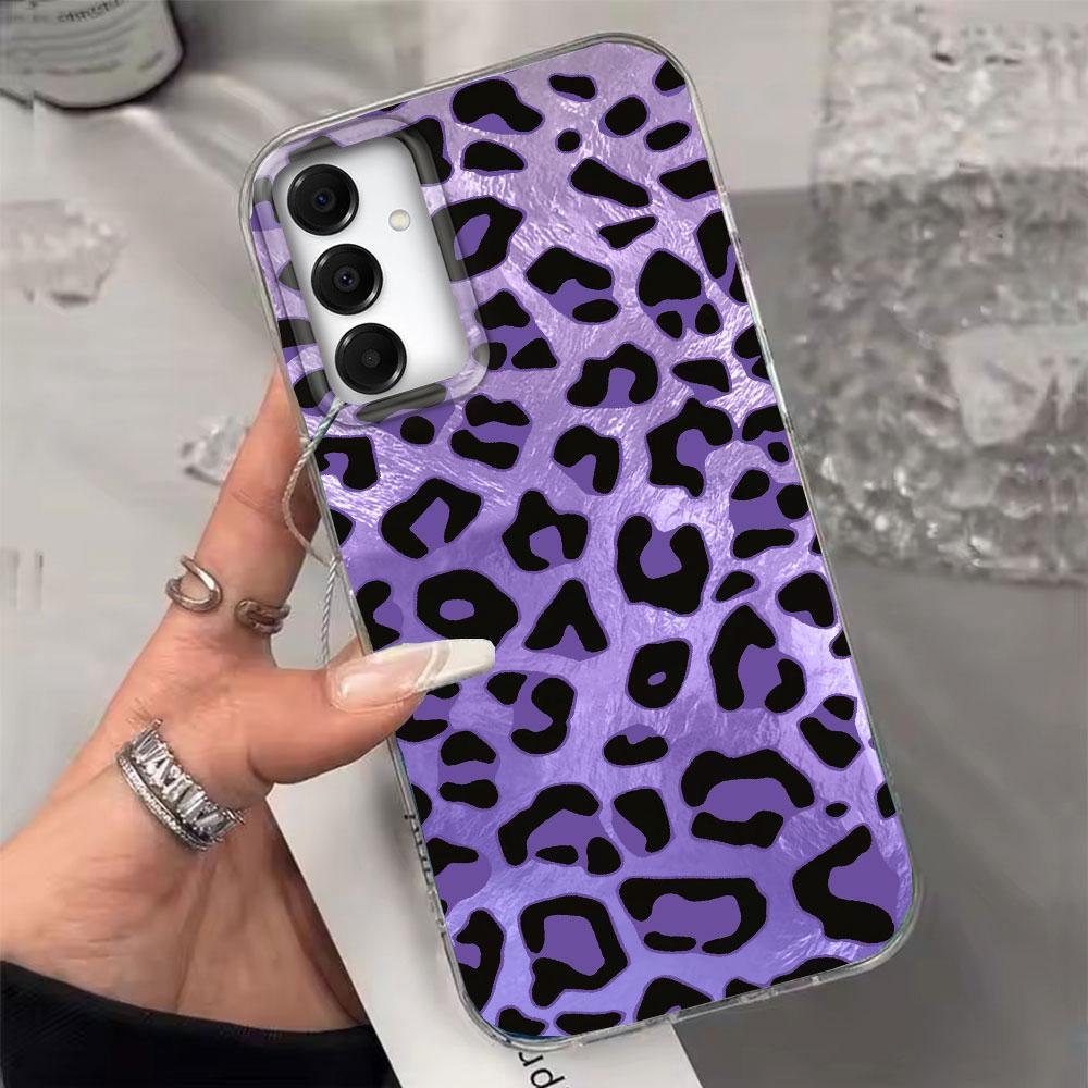 Retro Leopard Vortex Pattern Phone Case for Samsung Galaxy A16 A55 A07 A17 A56 A36 A26 A53 A06 A14 A24 A34 A54 A15 A12 Cover
