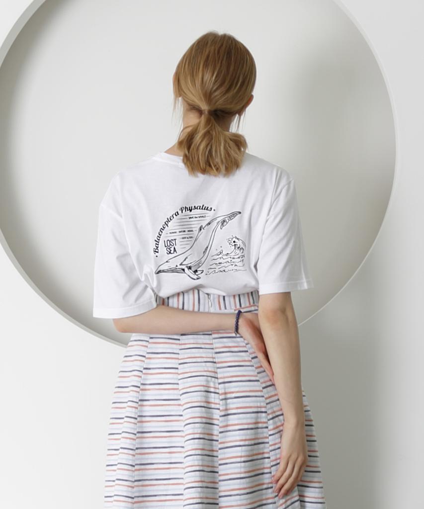 Eoboneoseu Whale Short Sleeve T-Shirt [White]