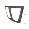 For BMW3DepartmentGT F30 F34 2013-2018Accessories Carbon Fiber Interior Car Gear Shift Panel Decorative Sticker Decorative Frame