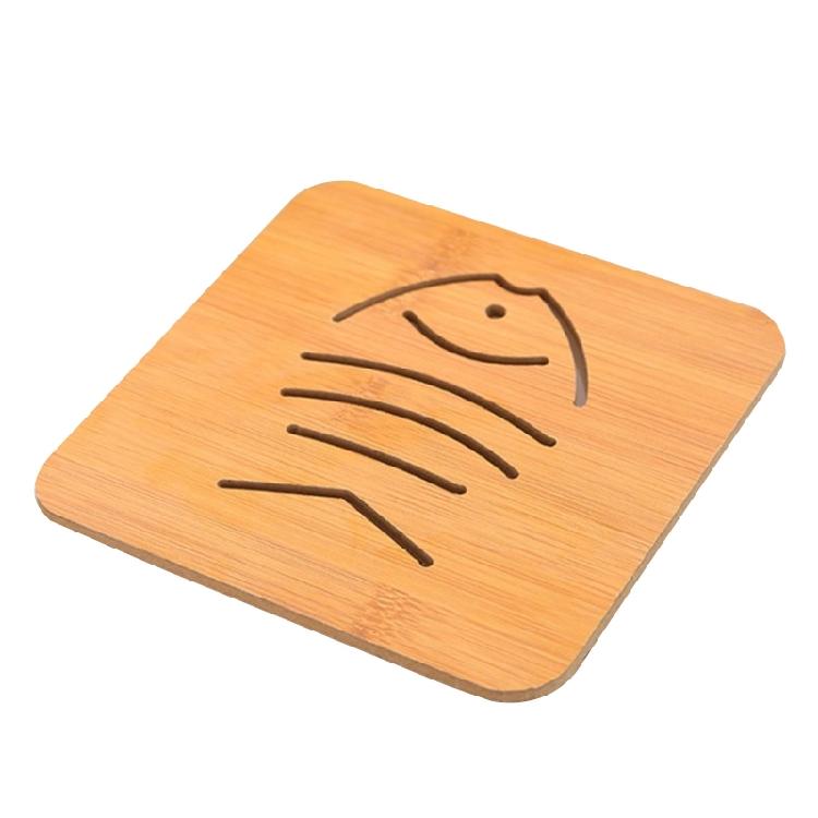 Wooden Material Cup Coasters Placemats Heat Resistant Drink Mat Table Decoration