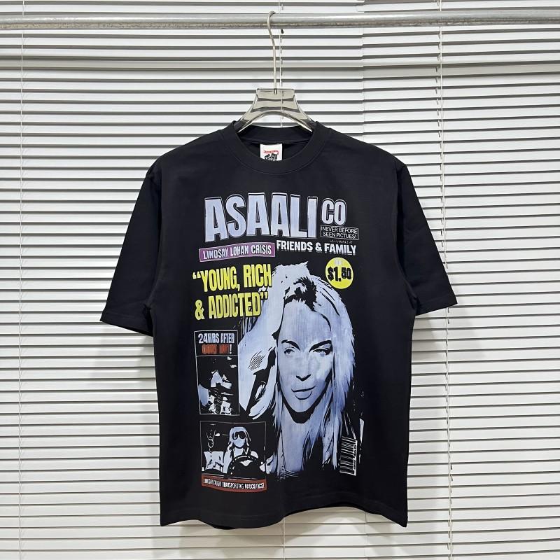 Mens Cotton Graphic Tee Streetwear Loose Fit Short Sleeve T-Shirt Casual Wear
