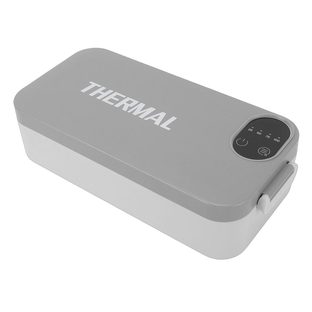 Heated Lunch Box 304 Stainless Steel Portable Food Warmer Digital Display for Car Travel