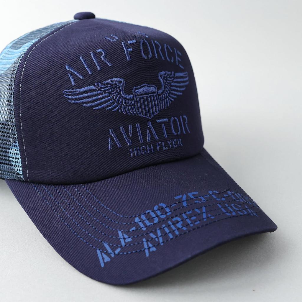 AVIREX Standard Military Mesh Cap XL Navy
