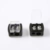 Dual-Hole Eyeliner & Eyebrow Pencil Sharpener with Lid