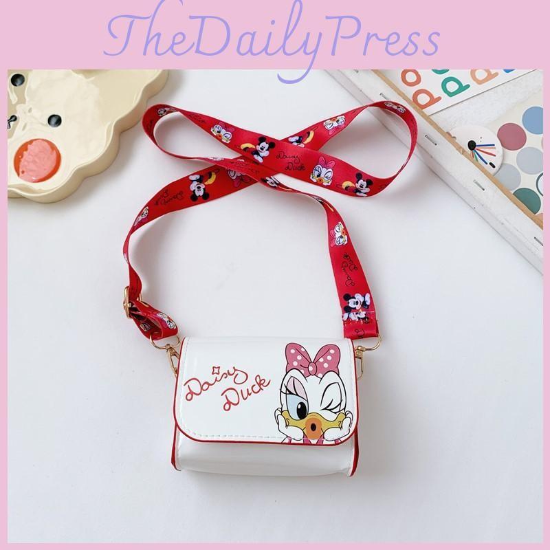 Shoulder Mini Kids Crossbody Bag With Mouse Donald Duck Print Design