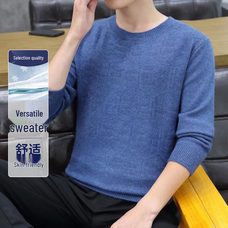 

FAPAI.EC Men s Versatile Knit Sweater L