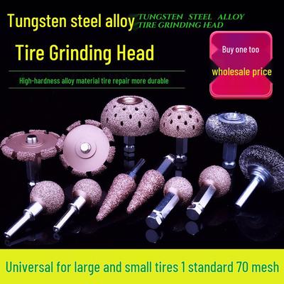 Tungsten Steel Tire Repair Grinding Head for High/Low-Speed Grinders