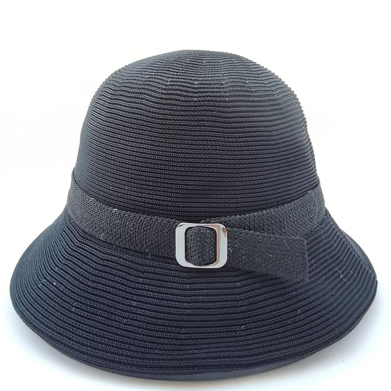 

Дышащая льняная вязаная куполообразная панама для женщин, модная регулируемая однотонная рыбацкая шляпа, кепка для бассейна, летняя шляпа от солнца