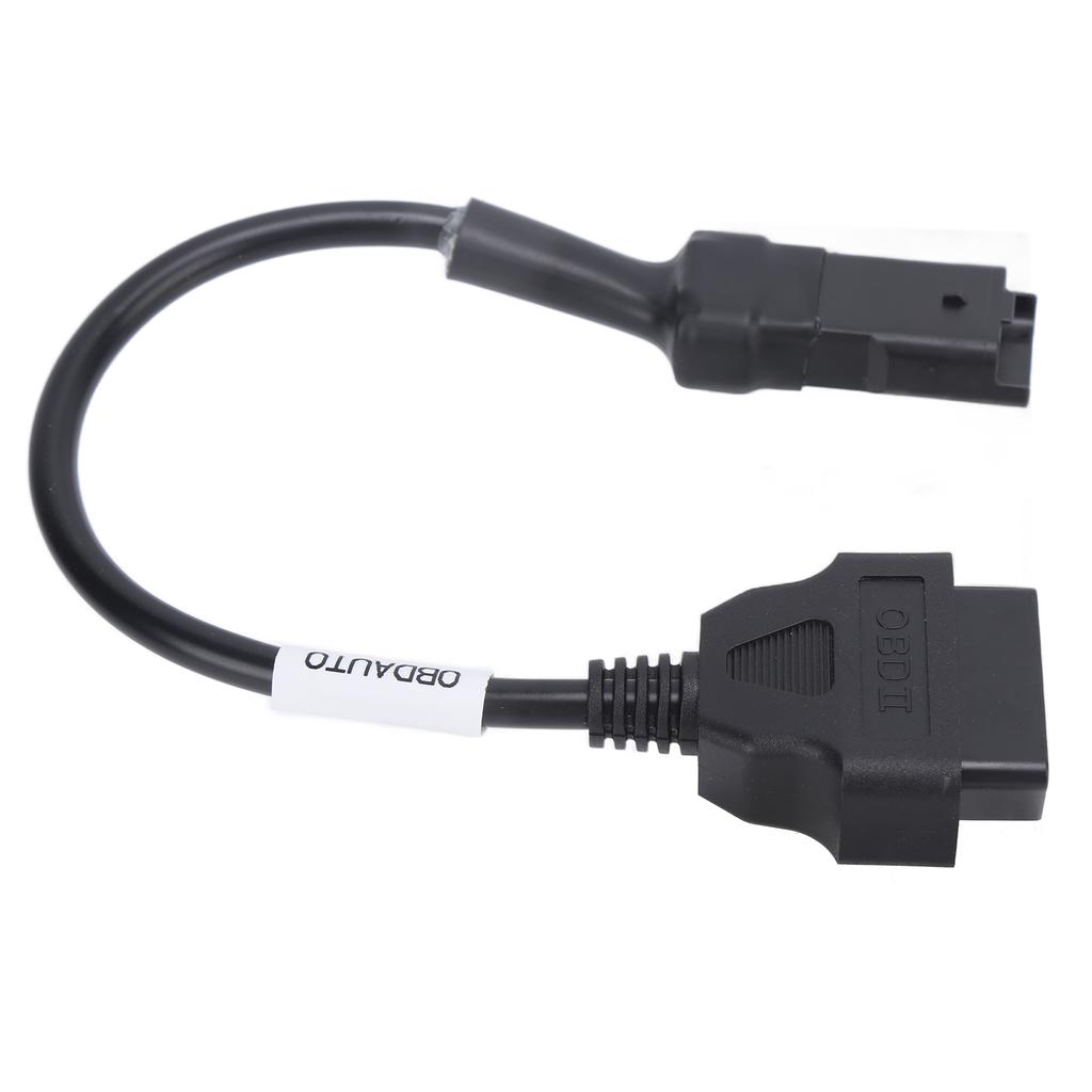 4Pin OBD Diagnostic Cable Adapter OBD2 Extension Connector Replacement for Ducati Motorcycles